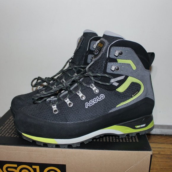 Asolo Other - Men's Asolo Corax GV Gortex  Black/Lime Green Hiking Boots
